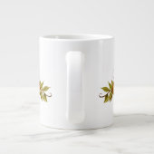 ウォーターカラーオータム秋ハーベストカボチャ ジャンボコーヒーマグカップ (裏面)