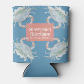 ウォーターカラーカニバケーションホームドリンクハガー 缶クーラー (正面)