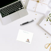 ウォーターカラーカバリヤキングチャールズスパニエル犬そり ポストイット