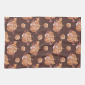 ウォーターカラーカボンプキンス秋 キッチンタオル (横)