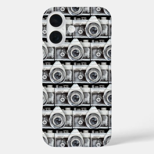 ウォーターカラーカメラプロのカメラマン Case-Mate iPhoneケース (裏面)