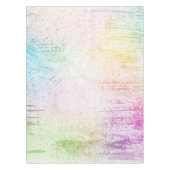 ウォーターカラーカラフルパステル テーブルクロス (正面)