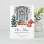 ウォーターカラーカントリーホリデークリスマスオープンハウス 招待状 (スタンド正面)