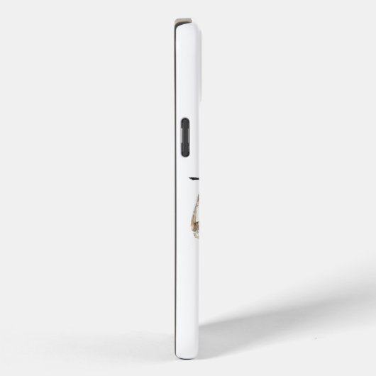 ウォーターカラーガーデンマッパイバードファミリー名前をカスタムする Case-Mate iPhoneケース (裏面 / 右)