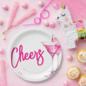 ウォーターカラーガールズガレンティーヌパーティー ペーパープレート (パーティー)