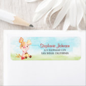 ウォーターカラーガールピギーファーム ラベル (インサイチュ)