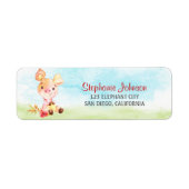 ウォーターカラーガールピギーファーム ラベル (正面)