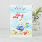 ウォーターカラーガールースターファーム サンキューカード (スタンド正面)