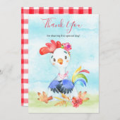 ウォーターカラーガールースターファーム サンキューカード (正面/裏面)