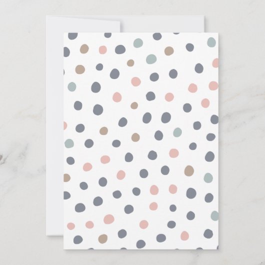 ウォーターカラーキャッスルプリンセスユニコーン誕生日 招待状 (裏面)