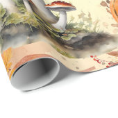 ウォーターカラーキャットウィッチハッピーハローウィン ラッピングペーパー (ロールコーナー)