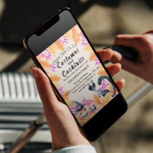 ウォーターカラーキャットコスチューム&カクテルハローウィンパーティ