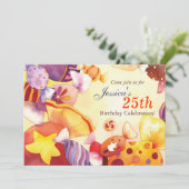 ウォーターカラーキャンディフェスティバル誕生日パーティー 招待状 (スタンド正面)