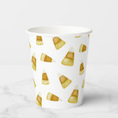 ウォーターカラーキャンディーコーン10月ハローウィンパーティ 紙コップ (裏面)