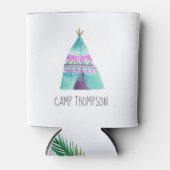 ウォーターカラーキャンピングバースデーパーティー 缶クーラー (正面)