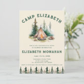 ウォーターカラーキャンプバチェロレッテウィークエンド 招待状 (スタンド正面)