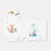 ウォーターカラーキャンプ誕生日パーティーありがとう フェイバーボックス (折り畳みなし)