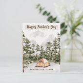 ウォーターカラーキャンプin自然父の日 シーズンポストカード (スタンド正面)