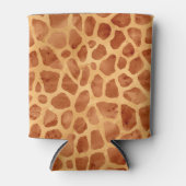 ウォーターカラーキリンプリント 缶クーラー (正面)