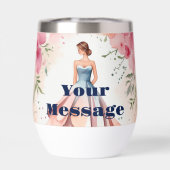 ウォーターカラーキンセアニェラお祝い (背面)