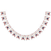 ウォーターカラーキンセアニェラお祝い バンティングフラッグ (全)