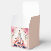 ウォーターカラーキンセアニェラお祝い フェイバーボックス (オープン)