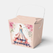 ウォーターカラーキンセアニェラお祝い フェイバーボックス (正面サイド)