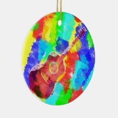 ウォーターカラーギター セラミックオーナメント (右)