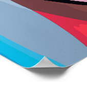 ウォーターカラーギター ポスター (角)