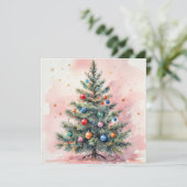 ウォーターカラークリスマスカード シーズンカード (スタンド正面)