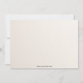 ウォーターカラークリスマスツリーホリデーパーティー招待状 招待状 (裏面)