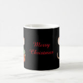 ウォーターカラークリスマスネズミ コーヒーマグカップ (中央)