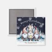 ウォーターカラークリスマスノーム オーダーメイド マグネット (正面/裏面)