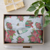 ウォーターカラークリスマスパーティーシャンパンホリデー 薄葉紙 (ギフト)