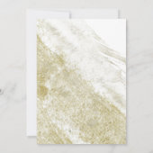 ウォーターカラークリスマスホリデーカクテルパーティー 招待状 (裏面)