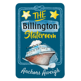 ウォーターカラークルーズステートルームキャビンドア マグネット