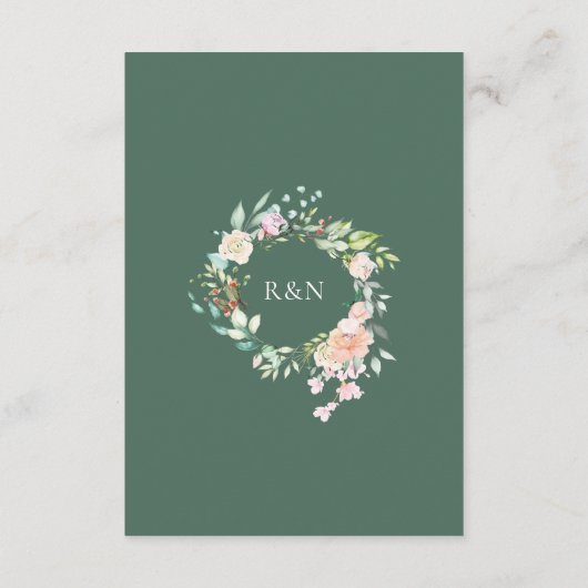 ウォーターカラーグリーナリーゲスト情報詳細 エンクロージャーカード (裏面)