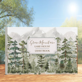 ウォーターカラーグリーンフォレストマウンテンキャビンレイクハウス ゲストブック