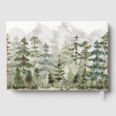 ウォーターカラーグリーンフォレストマウンテンキャビンレイクハウス ゲストブック (裏面)