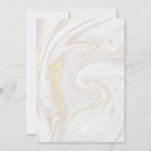 ウォーターカラーグリーンリーマーブル洗礼《キリスト教》洗礼式や命名式 招待状 (裏面)