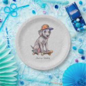 ウォーターカラーグレートダン紙プレート ペーパープレート (パーティー)