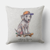 ウォーターカラーグレートダン装飾用クッション クッション (裏面)