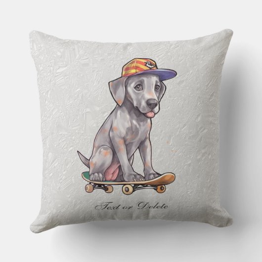 ウォーターカラーグレートダン装飾用クッション クッション (裏面)