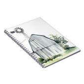 ウォーターカラーグレーバーン ノートブック (右側)