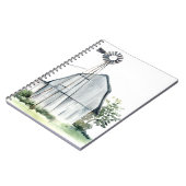 ウォーターカラーグレーバーン ノートブック (左側)