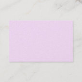 ウォーターカラーケポップクッキーベーキングケーキデコレーターB 名刺 (裏面)