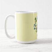 ウォーターカラーコアラおよびユーカリリース コーヒーマグカップ (左)