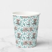 ウォーターカラーコアラベア紙カップ 紙コップ (右)