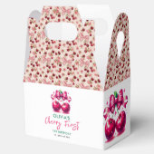 ウォーターカラーコケットさくらんぼ1st誕生日 フェイバーボックス (オープン)