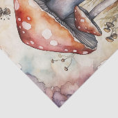 ウォーターカラーコテージコアマッシュルームデクページ紙 薄葉紙 (詳細)